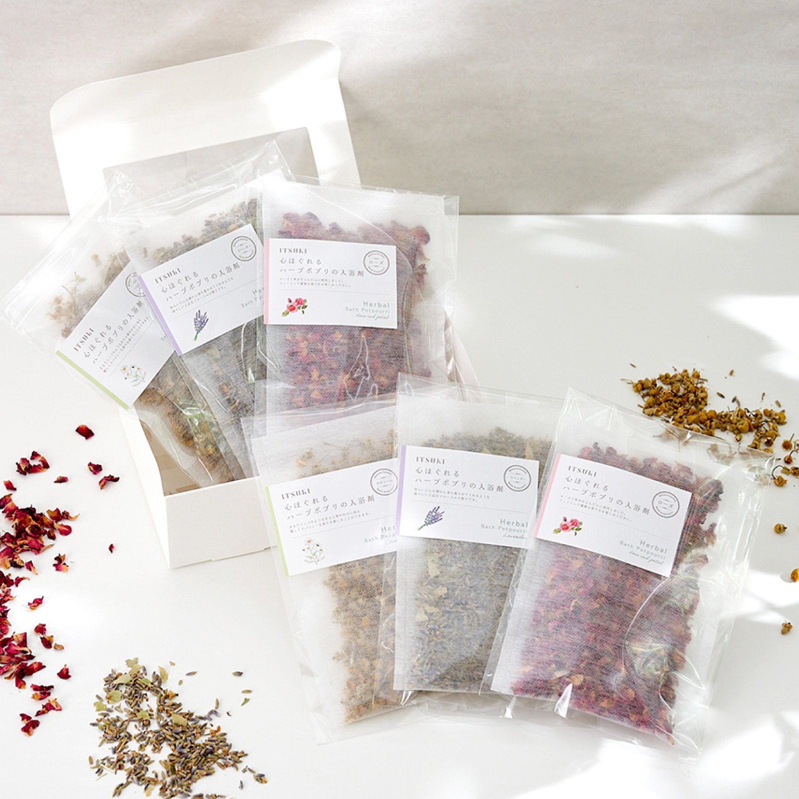 国産ハーブの入浴剤６点セット