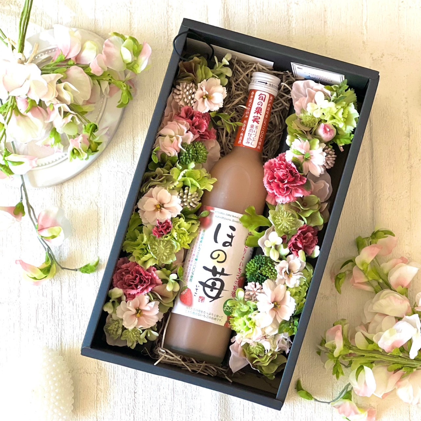 選べる！リキュール&アーティフィシャルフラワーボックス