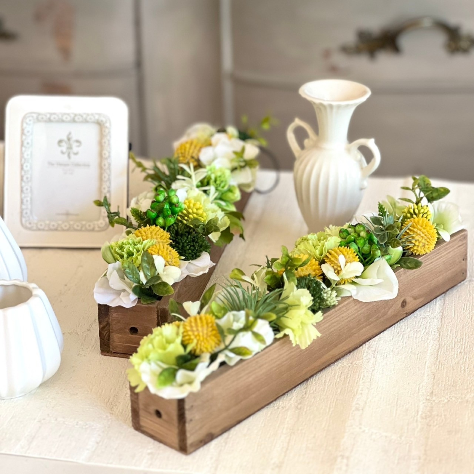 選べる！日本酒&アーティフィシャルフラワーボックス