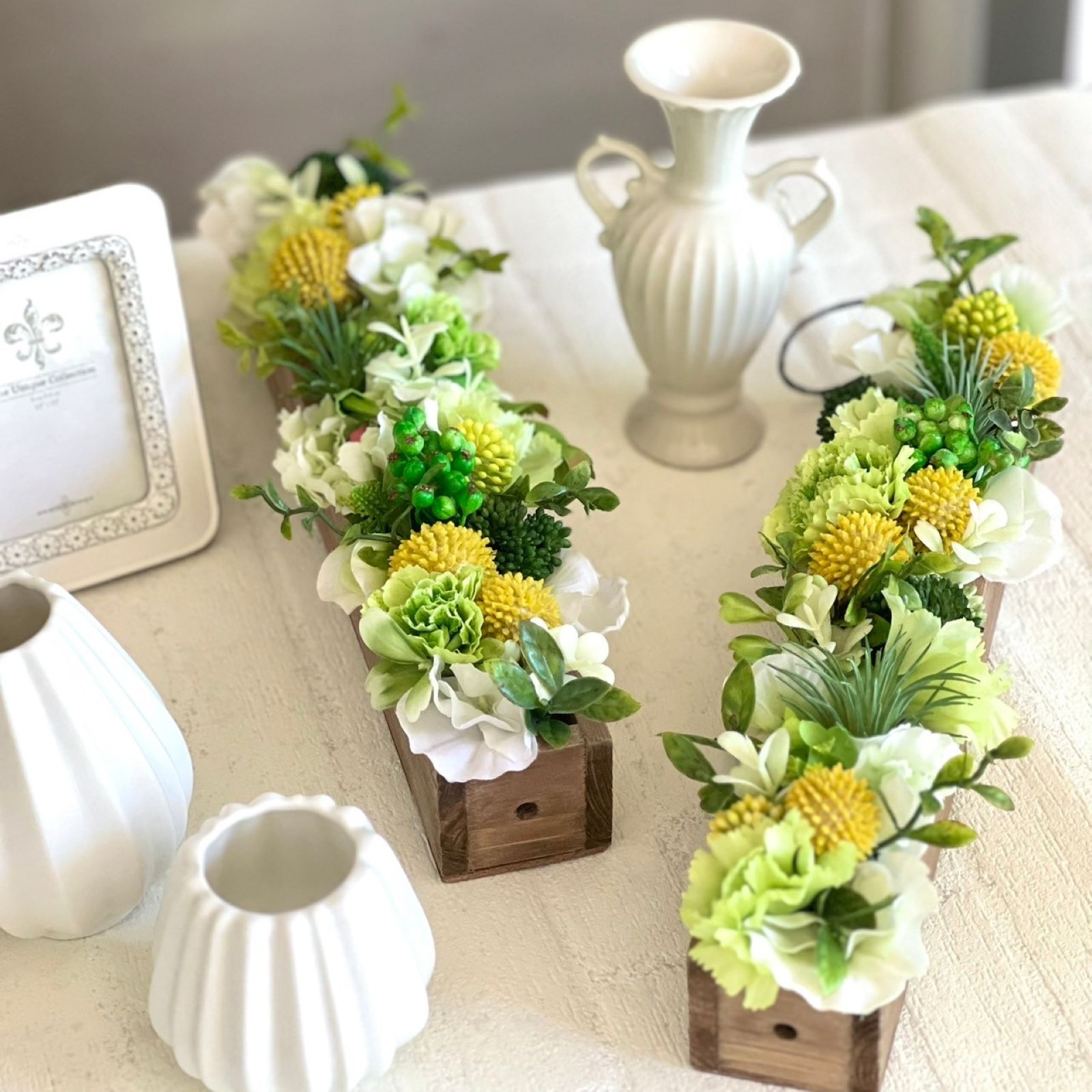 選べる！日本酒&アーティフィシャルフラワーボックス