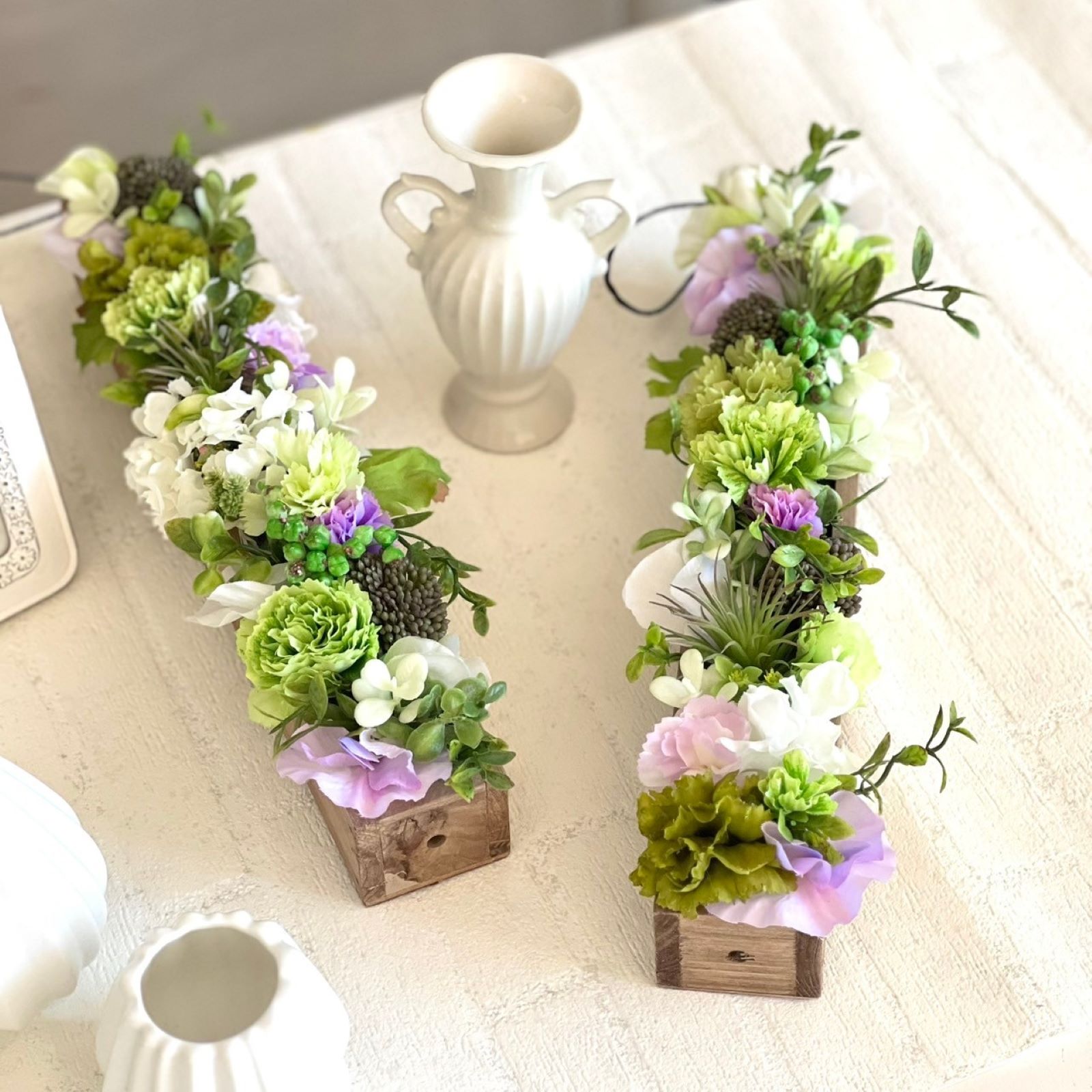 選べる！日本酒&アーティフィシャルフラワーボックス