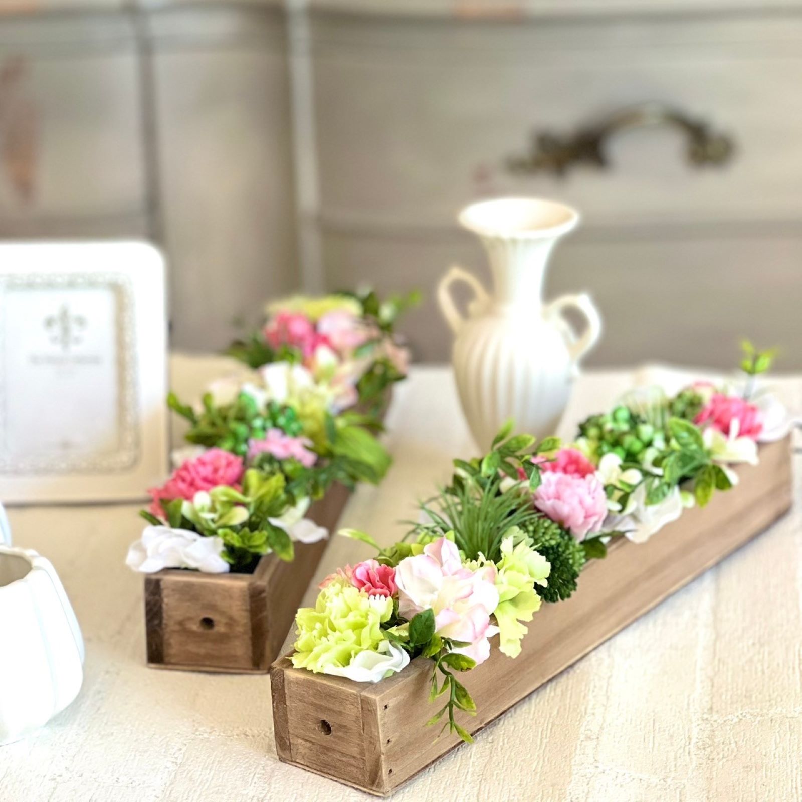 選べる！日本酒&アーティフィシャルフラワーボックス