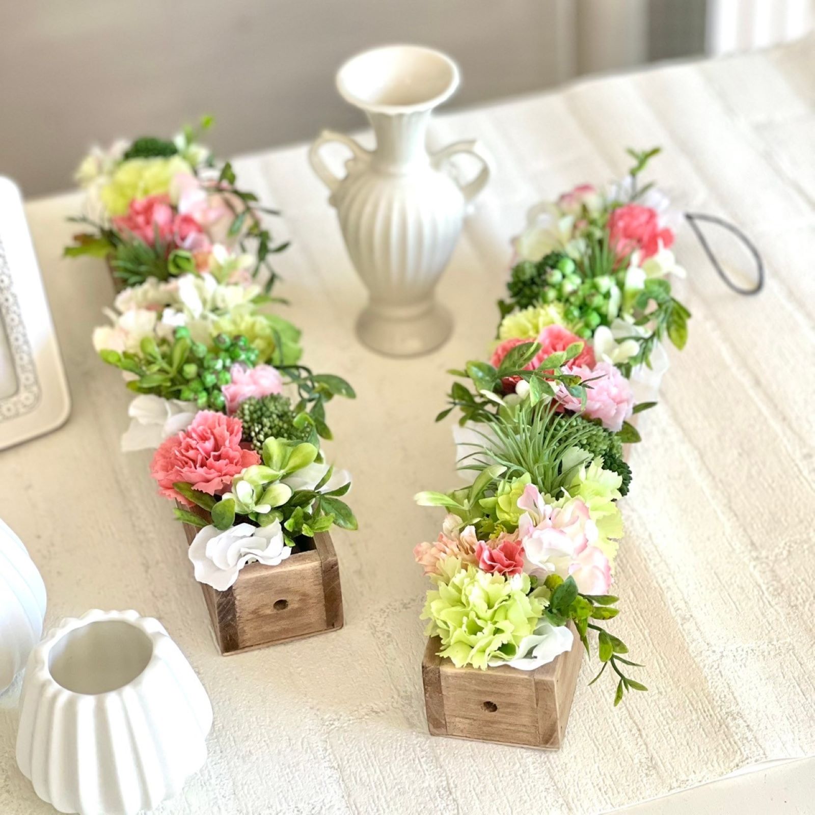 選べる！日本酒&アーティフィシャルフラワーボックス