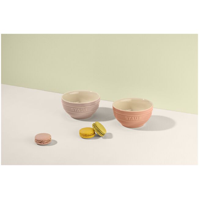 ストウブ セラミック ボウルセット ペア マカロンピンク | Staub