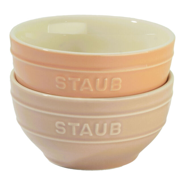 ストウブ セラミック ボウルセット ペア マカロンピンク | Staub