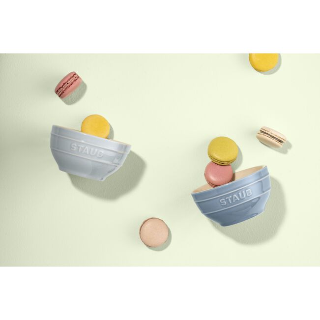 ストウブ セラミック ボウルセット ペア マカロンブルー