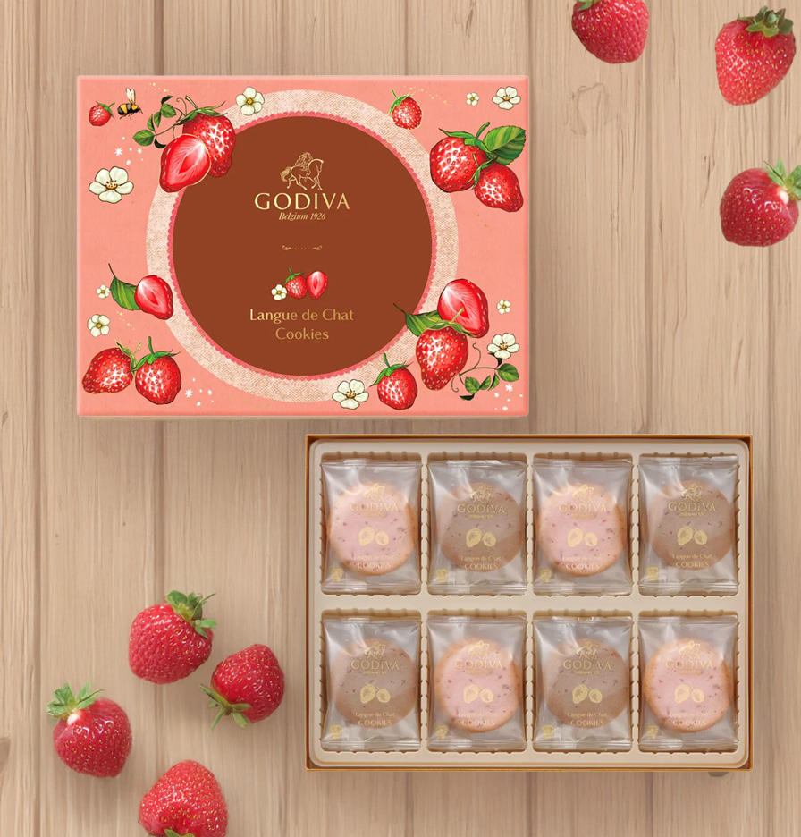 あまおう苺ラングドシャクッキー（30枚入）