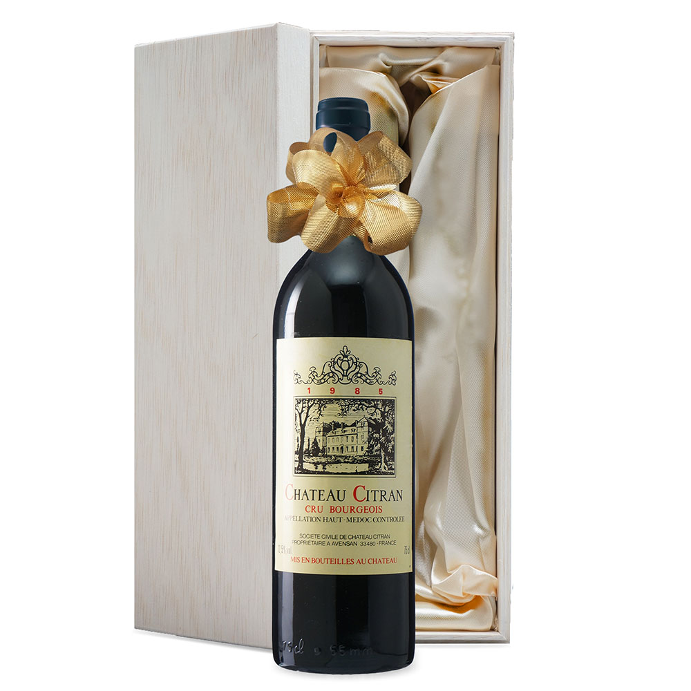 【名入れ彫刻】1985年 生まれ年ワイン