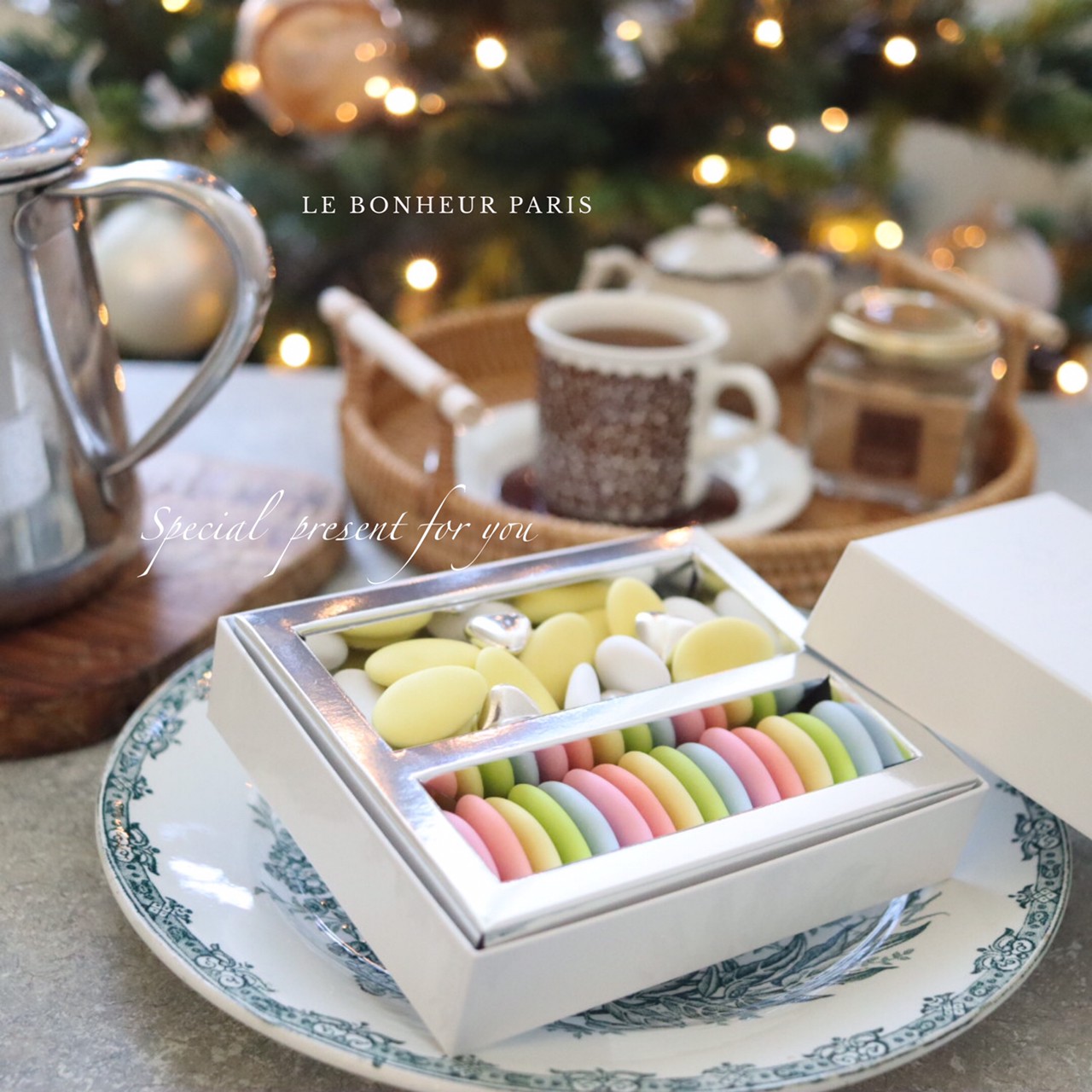 【母の日限定BOX付き】カラフルドラジェとデカフェコーヒーのセット