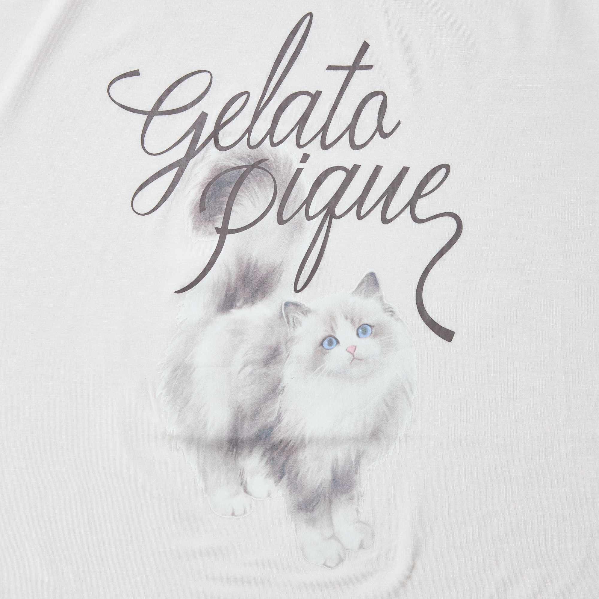 【WOMEN】CAT柄ワンポイントTシャツ＆スムーズィーlite2BDショートパンツ