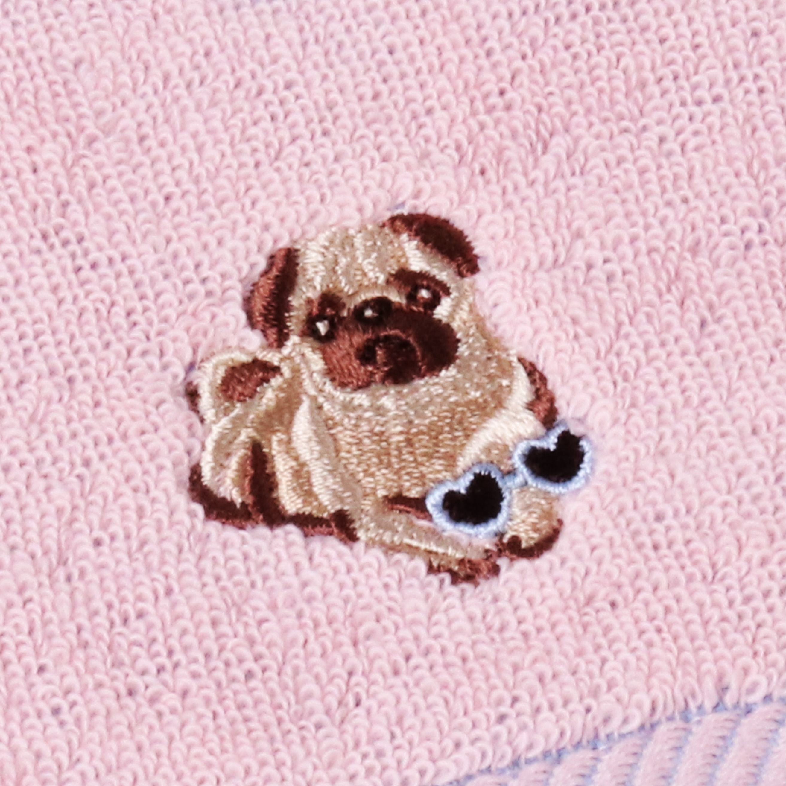 【WOMEN】SUMMER DOG柄巾着＆ハンドタオルセット