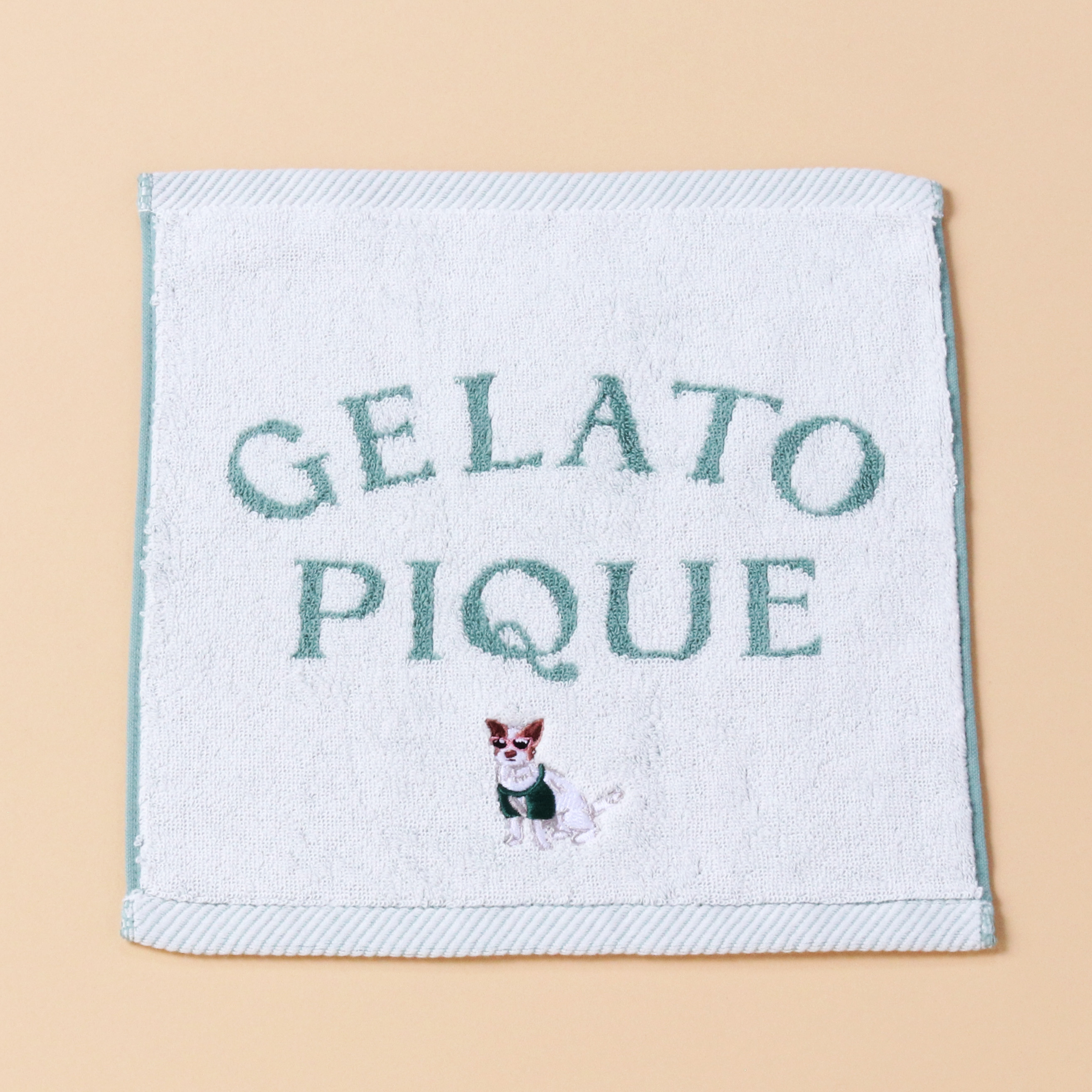 【WOMEN】SUMMER DOG柄巾着＆ハンドタオルセット