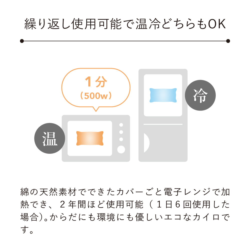 温冷やわらぎ玄米カイロ くるみ・さくら
