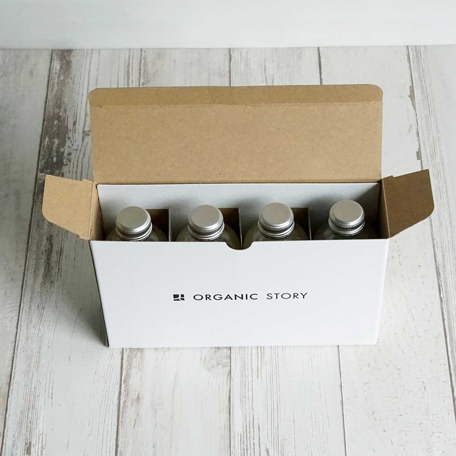 オーガニック・ストレートジュース（ざくろ･りんご･ブルーベリー･オレンジ）4本セット