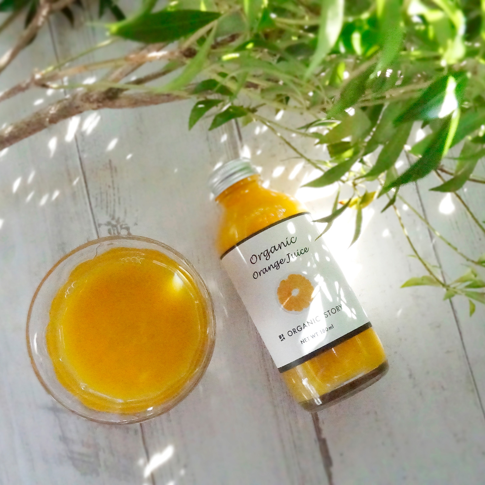 オーガニック・ストレートジュース（ざくろ･りんご･ブルーベリー･オレンジ）4本セット