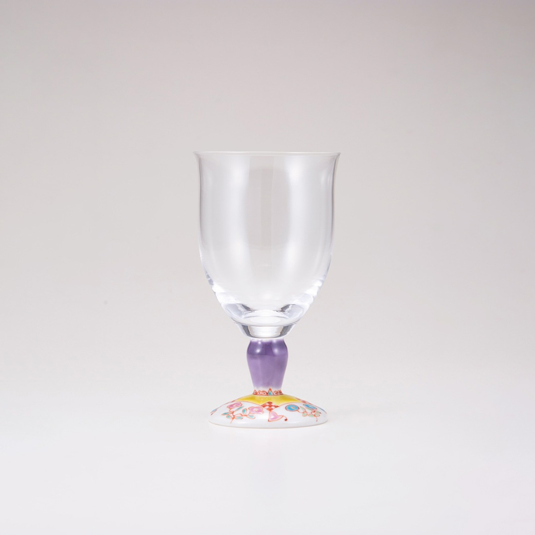 ペアフリーグラス大（無地）フラワー＆フラワーハウス