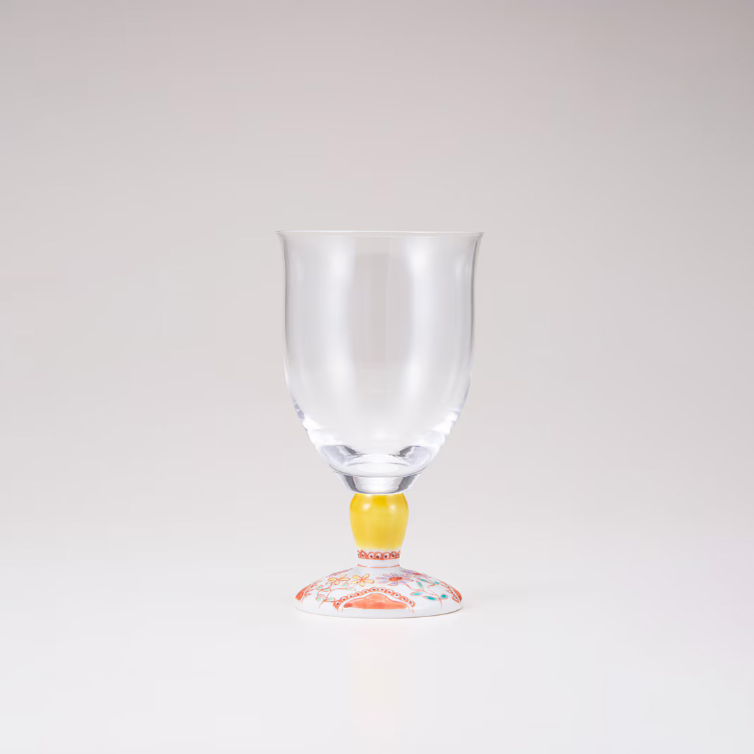 ペアフリーグラス大（無地）フラワー＆フラワーハウス