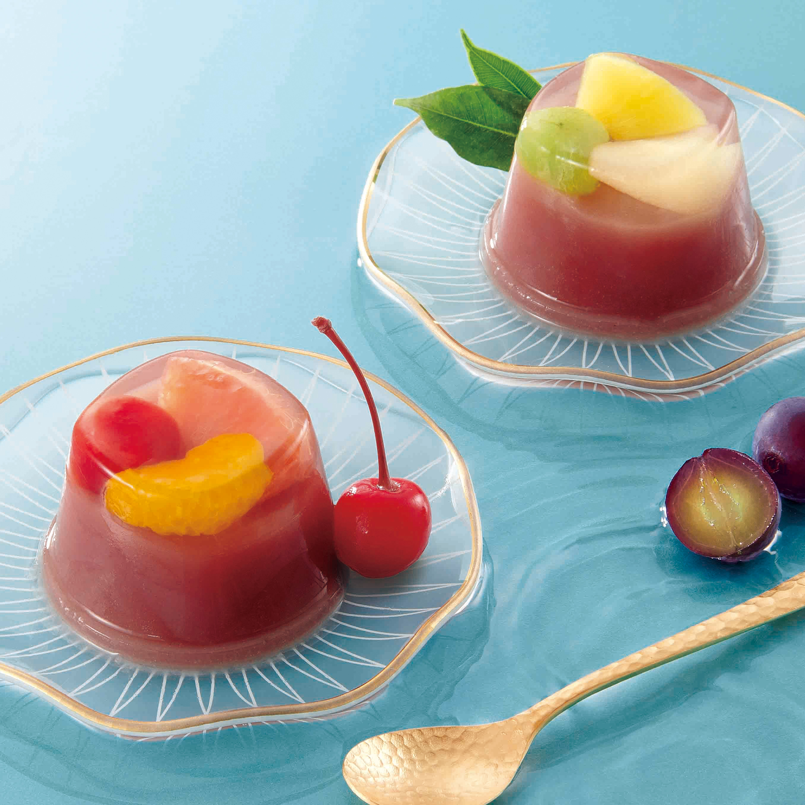 【母の日限定/日比谷花壇】華やかなアレンジメントと選べるひんやりスイーツのセット