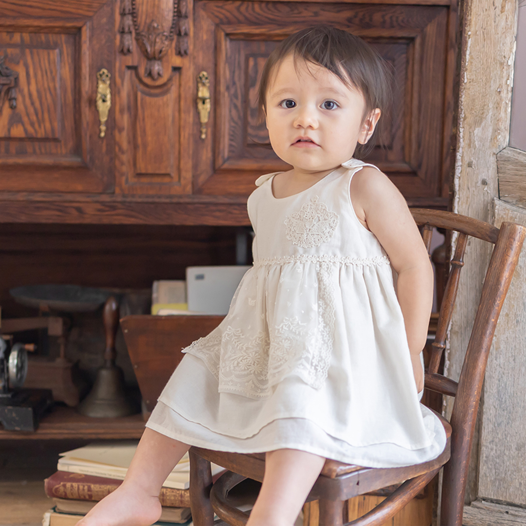 【BOX付】ギフトセット/ドレス& ヘアバンド