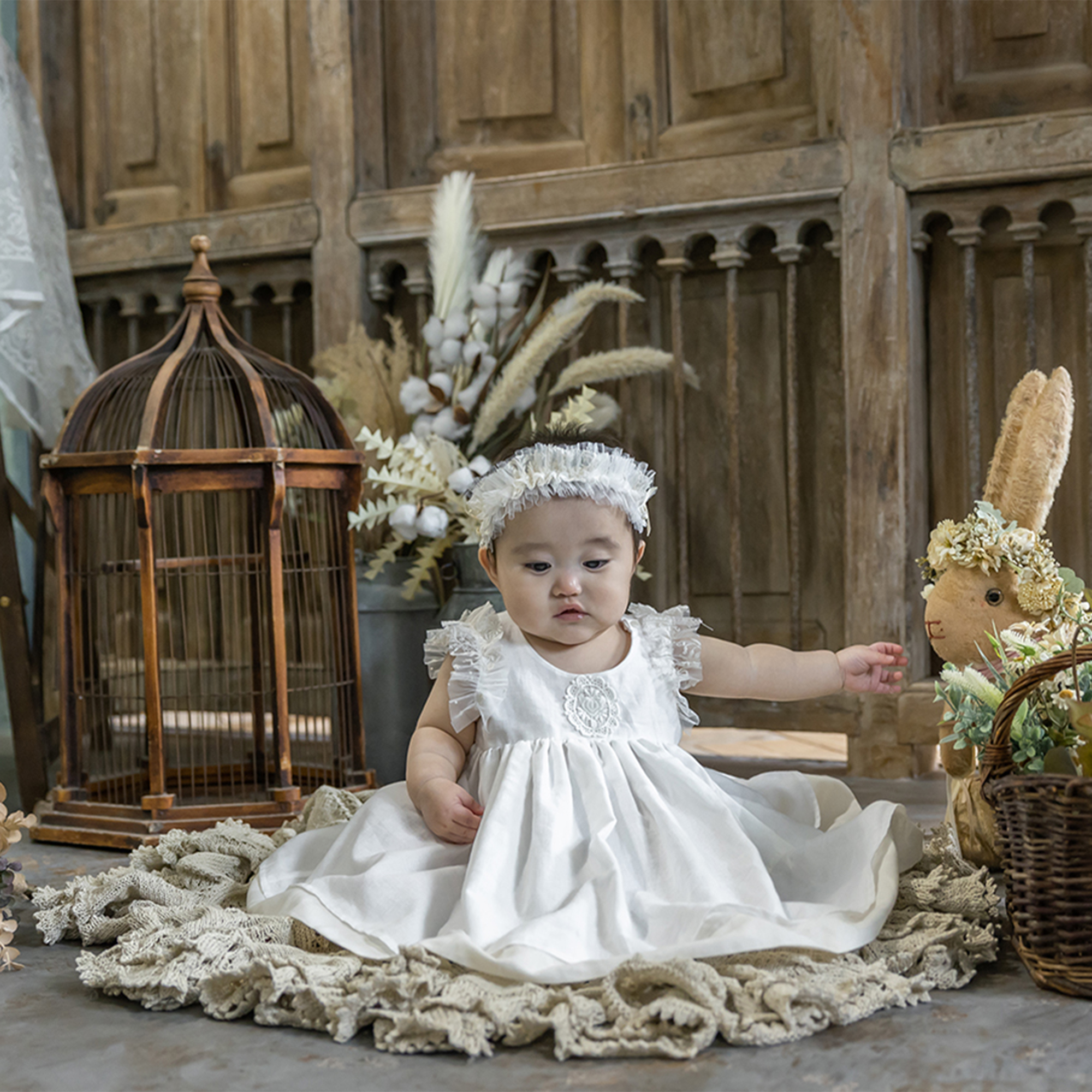 【BOX付ギフト】ギフトセット/ドレス＆ヘアバンド