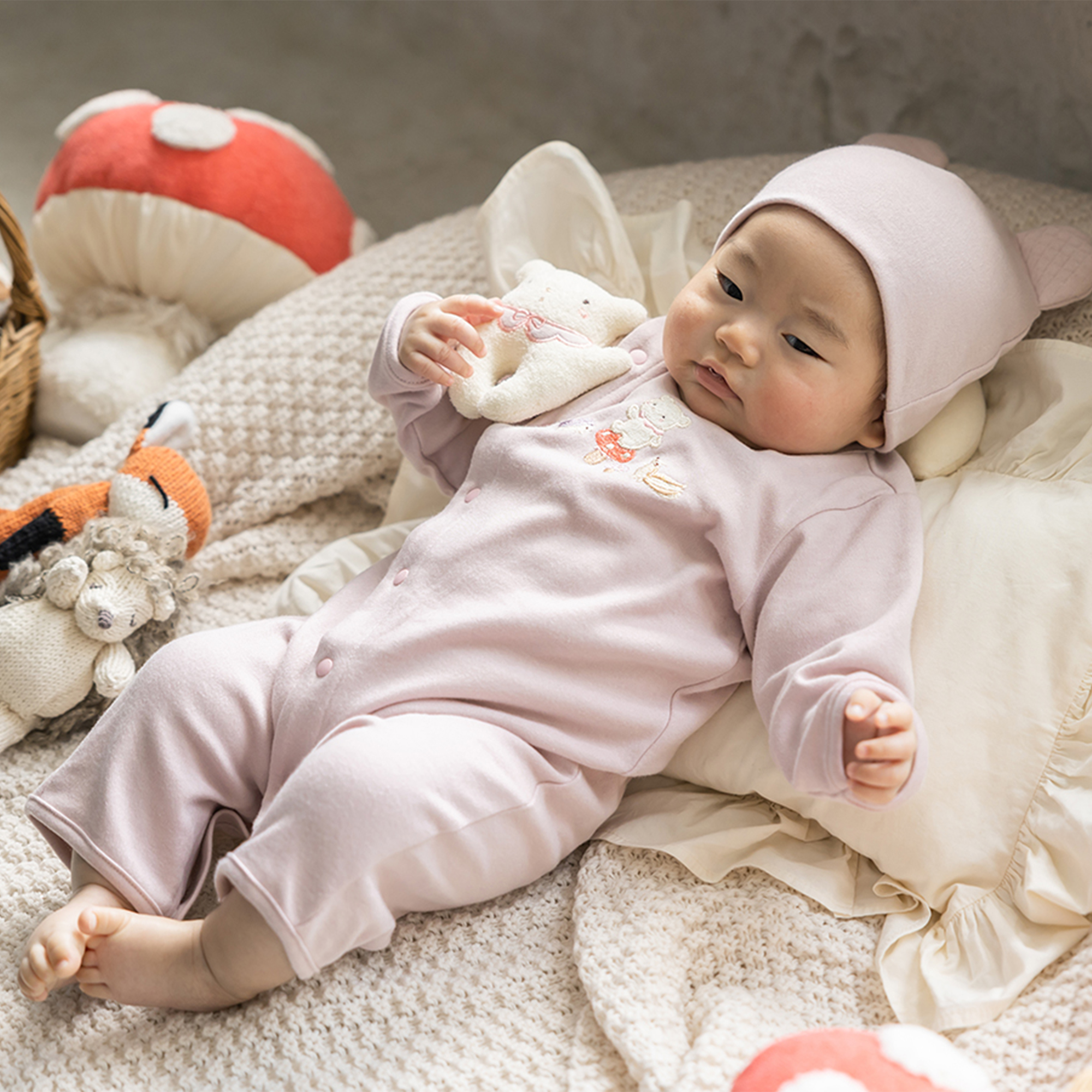 【BOX付ギフト】ギフトセット/2wayドレス＆ぼうし/小さな森