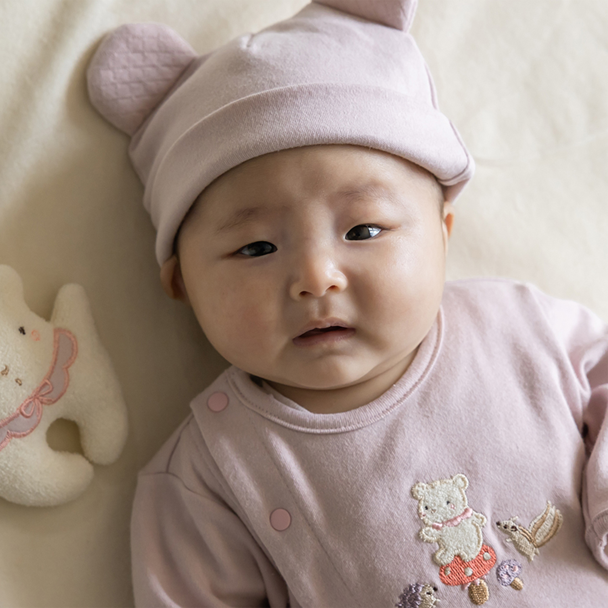 【BOX付ギフト】ギフトセット/パーカー＆ラトル/小さな森