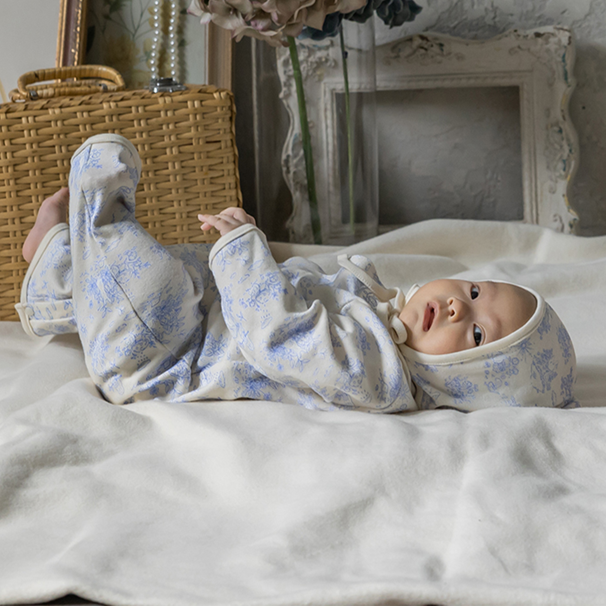 【BOX付ギフト】ギフトセット/2wayドレス＆ぼうし/フレンチガーデン