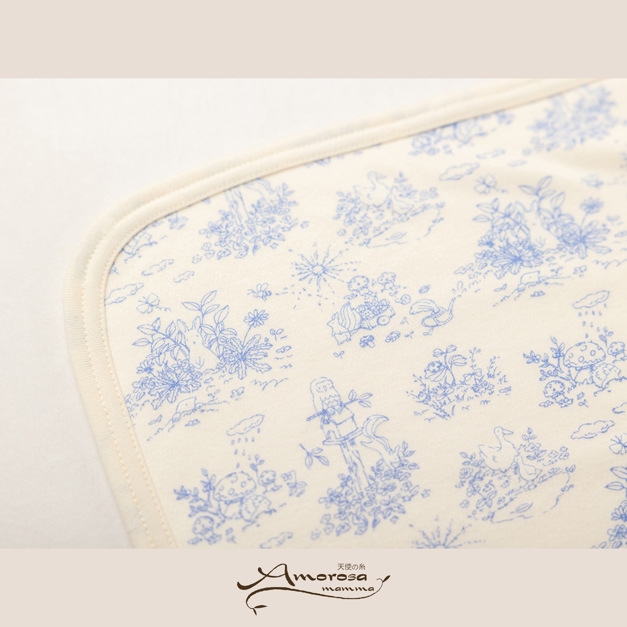 【BOX付ギフト】ギフトセット/ブランケット＆スタイ/フレンチガーデン