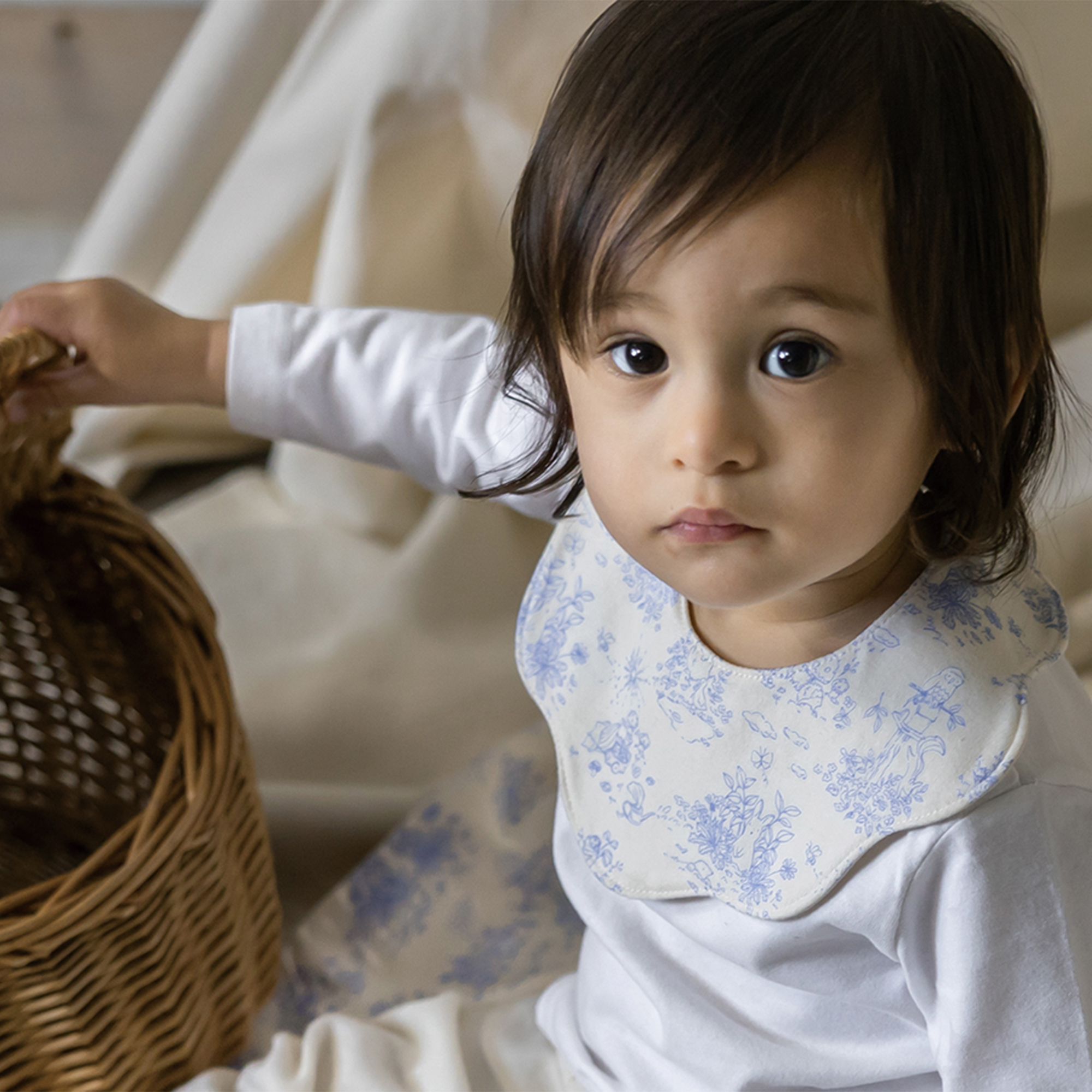 【BOX付ギフト】ギフトセット/ブランケット＆スタイ/フレンチガーデン