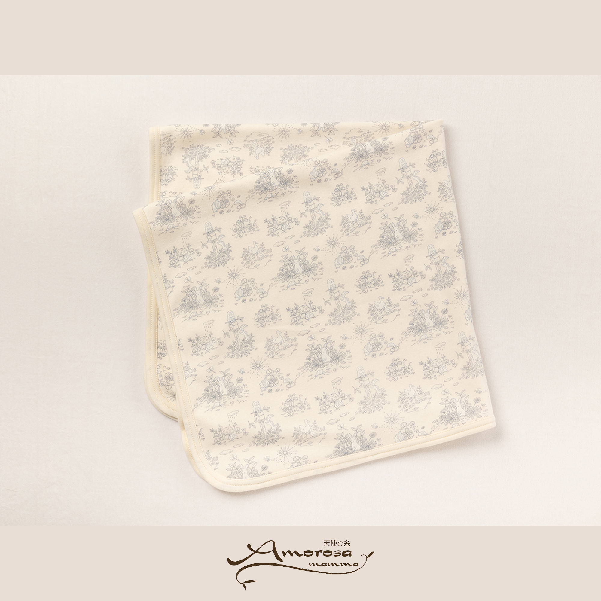 【BOX付ギフト】ギフトセット/ブランケット＆スタイ/フレンチガーデン