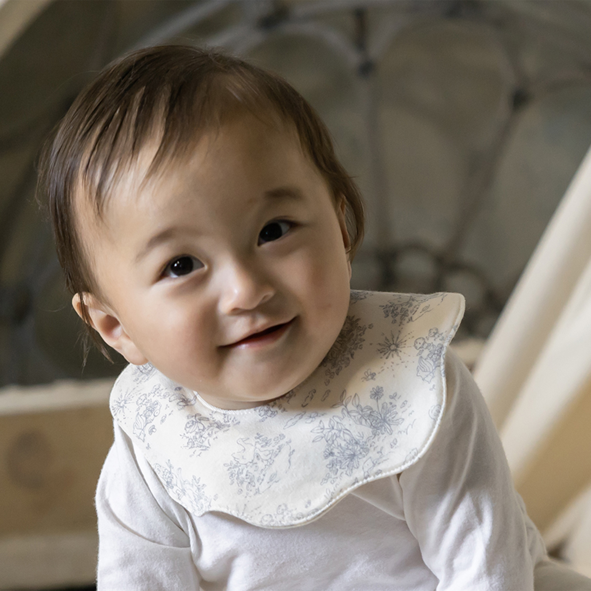 【BOX付ギフト】ギフトセット/ブランケット＆スタイ/フレンチガーデン