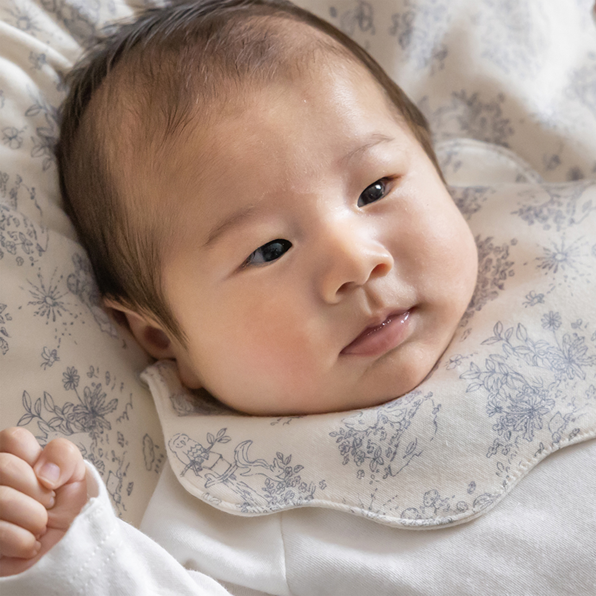 【BOX付ギフト】ギフトセット/ブランケット＆スタイ/フレンチガーデン