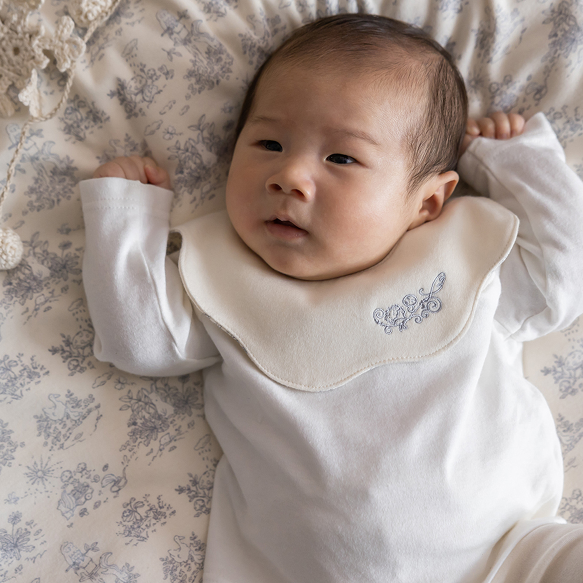 【BOX付ギフト】ギフトセット/ブランケット＆スタイ/フレンチガーデン