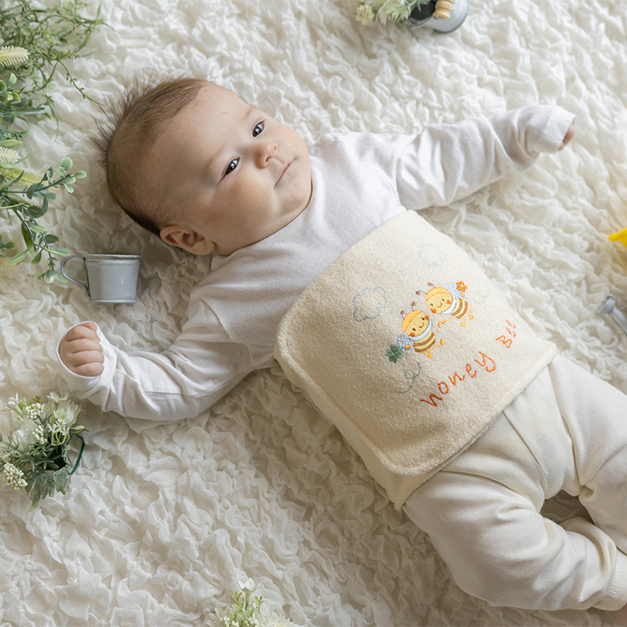 【BOX付ギフト】ギフトセット/スリーパー＆はらまき/みつばち