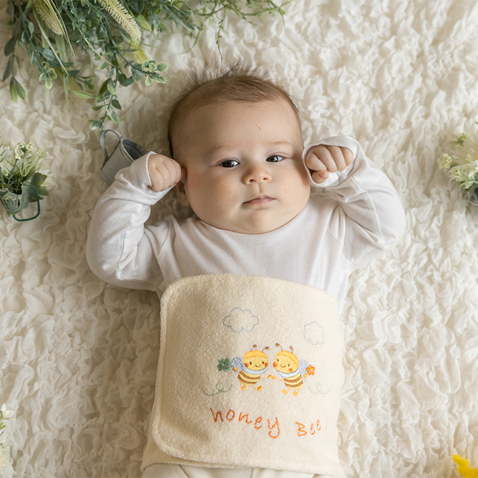 【BOX付ギフト】ギフトセット/スリーパー＆はらまき/みつばち