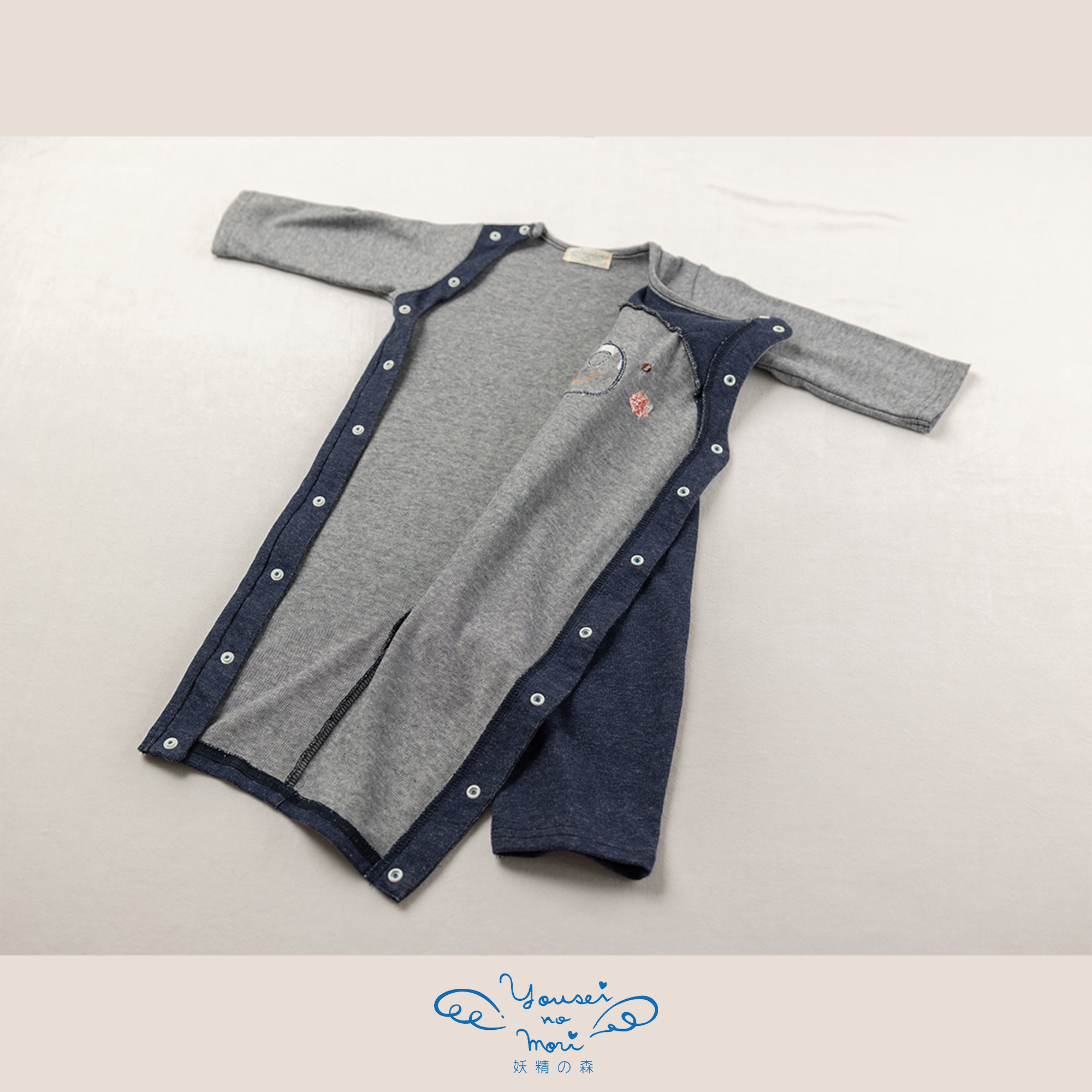 【BOX付ギフト】ギフトセット/カバーオール＆ぼうし/デニム