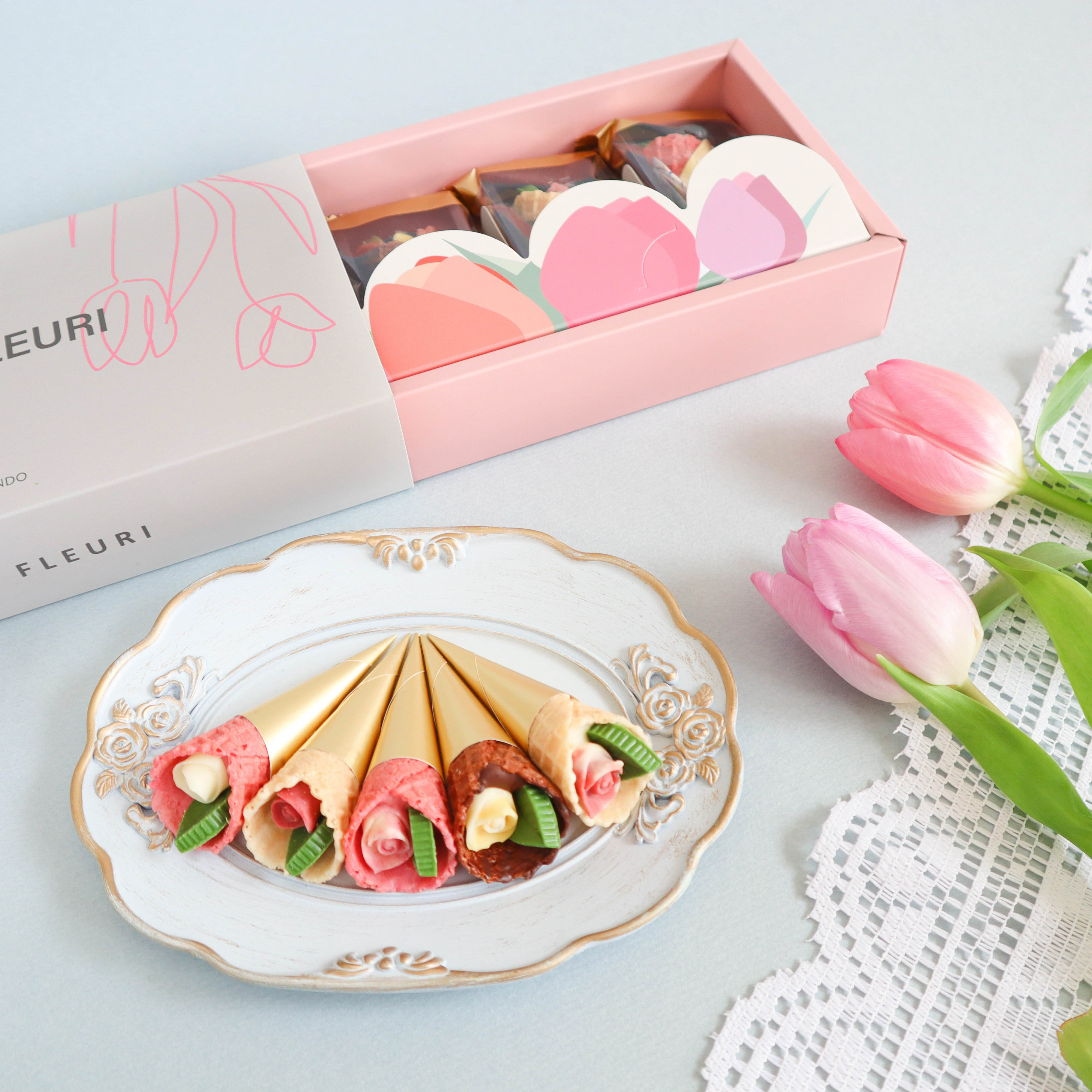 karendo コーン・フルーリ　5本チューリップ