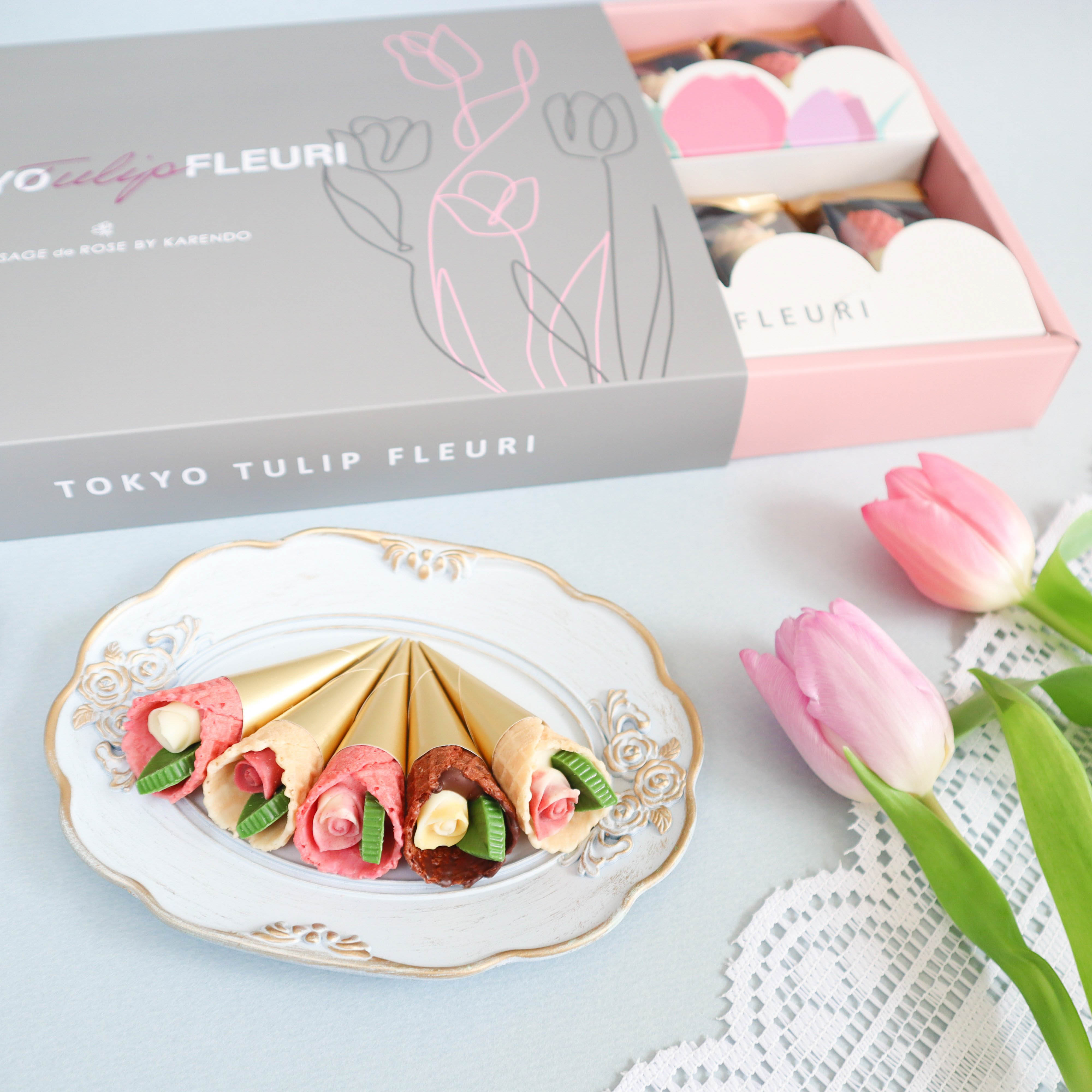 karendo コーン・フルーリ　10本チューリップ