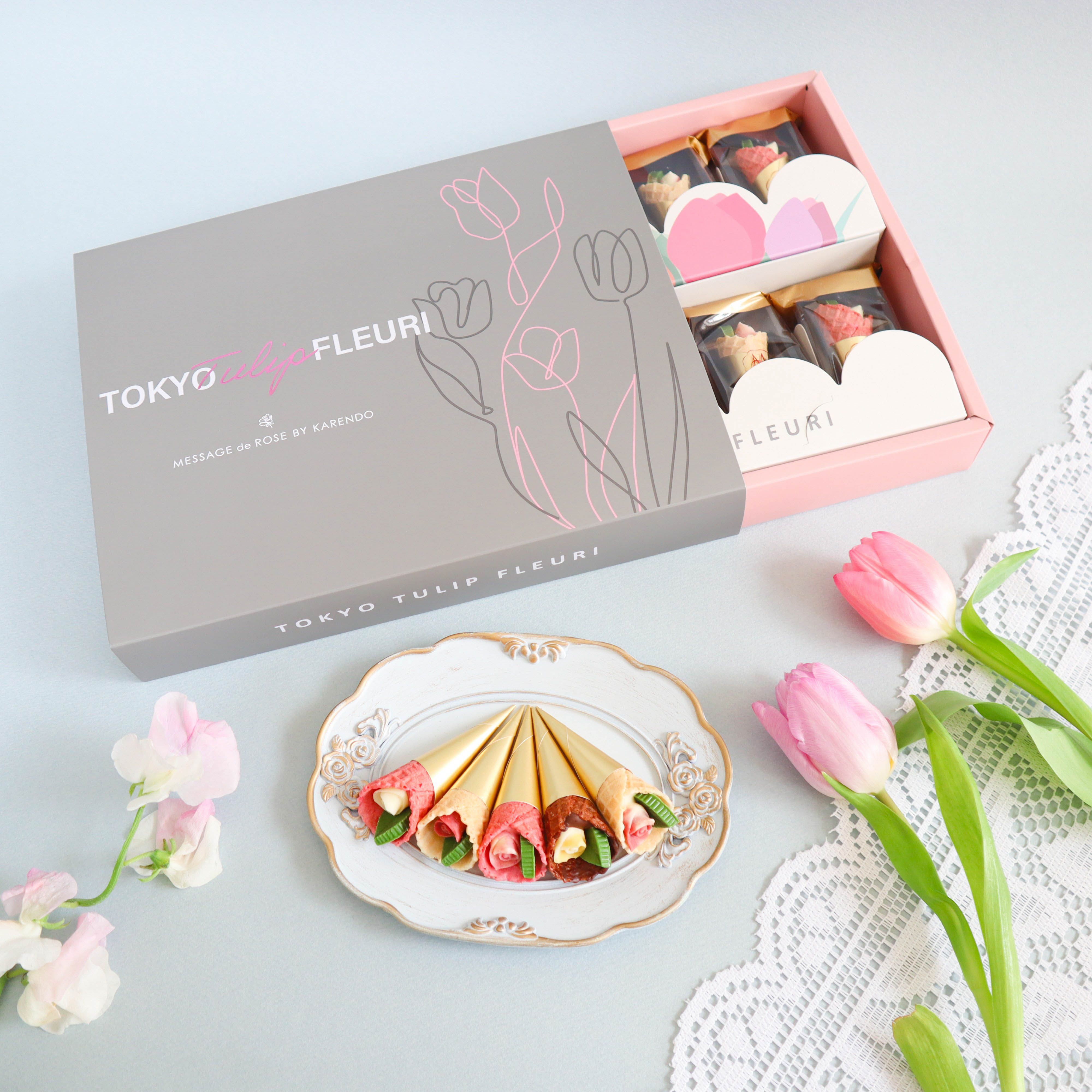 karendo コーン・フルーリ　10本チューリップ