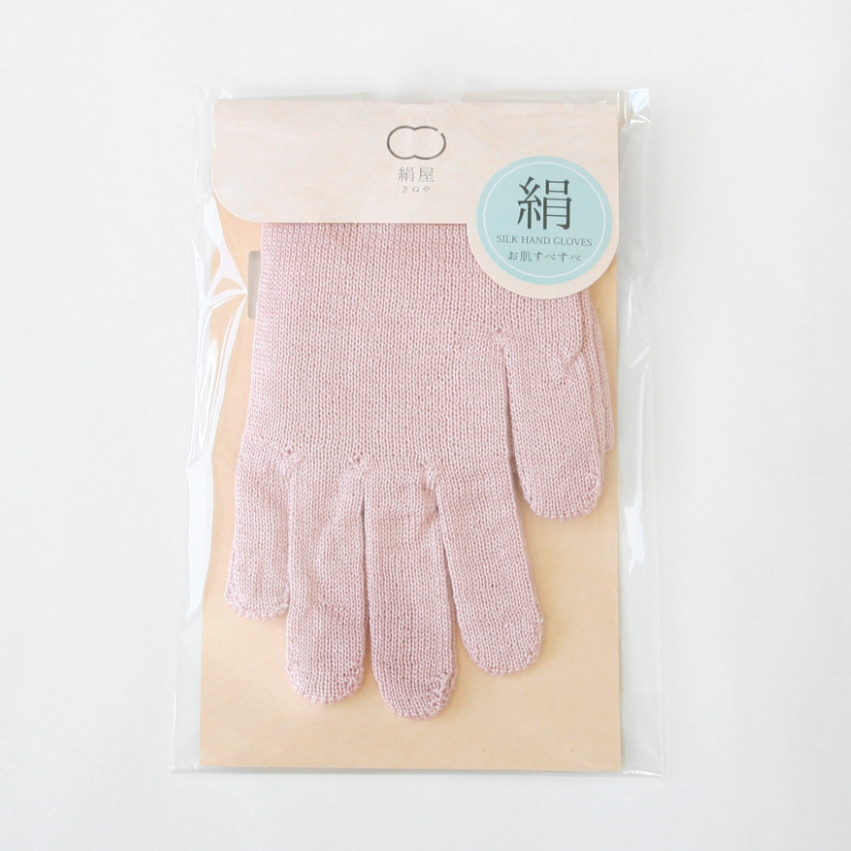 【手荒れや乾燥が気になる方に】シルク100%の手袋