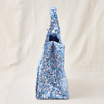 ハンカチ・ポーチ・ランチトート（ブルー）