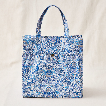 ハンカチ・ポーチ・ランチトート（ブルー）