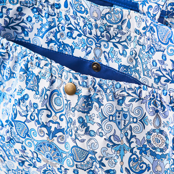 ハンカチ・ポーチ・ランチトート（ブルー）