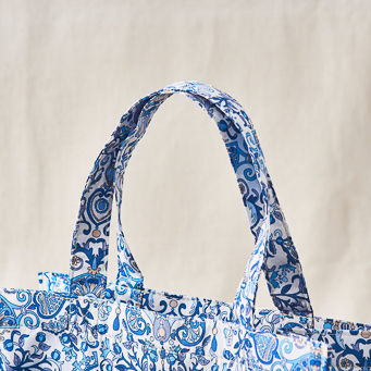 ハンカチ・ポーチ・ランチトート（ブルー）