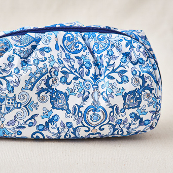 ハンカチ・ポーチ・ランチトート（ブルー）