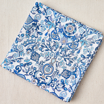 ハンカチ・ポーチ・ランチトート（ブルー）