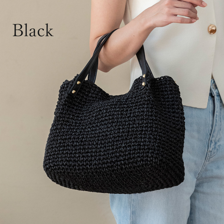 【シリーズ累計8,210個販売】チクチクしない かごバッグ 斜めがけできる ショルダーバッグ 256