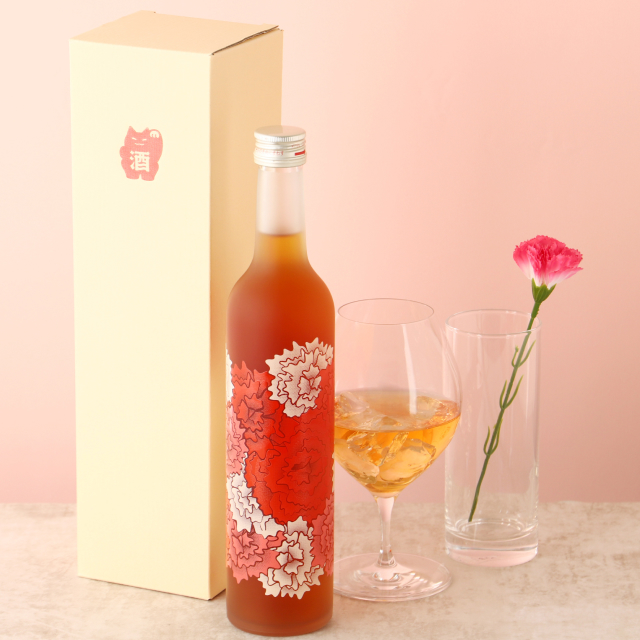 花束のようなお酒 ブーケボトル -梅酒- カーネーション付き