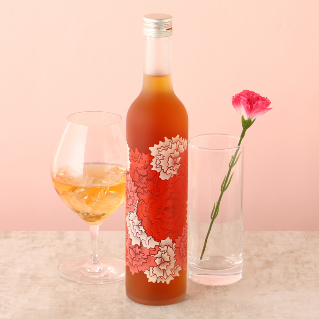 花束のようなお酒 ブーケボトル -梅酒- カーネーション付き