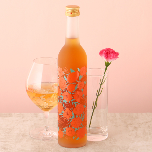 フラワーブーケ-梅酒- カーネーション付き